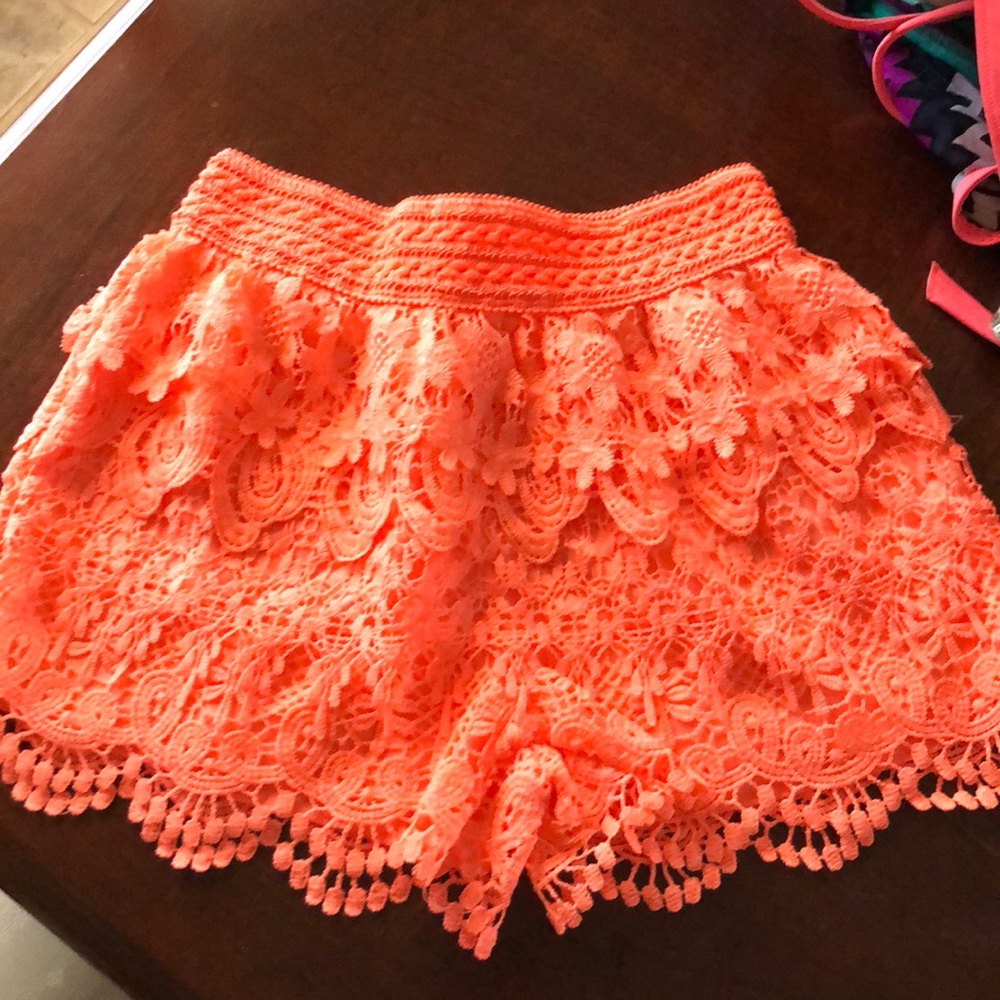 Lace shorts